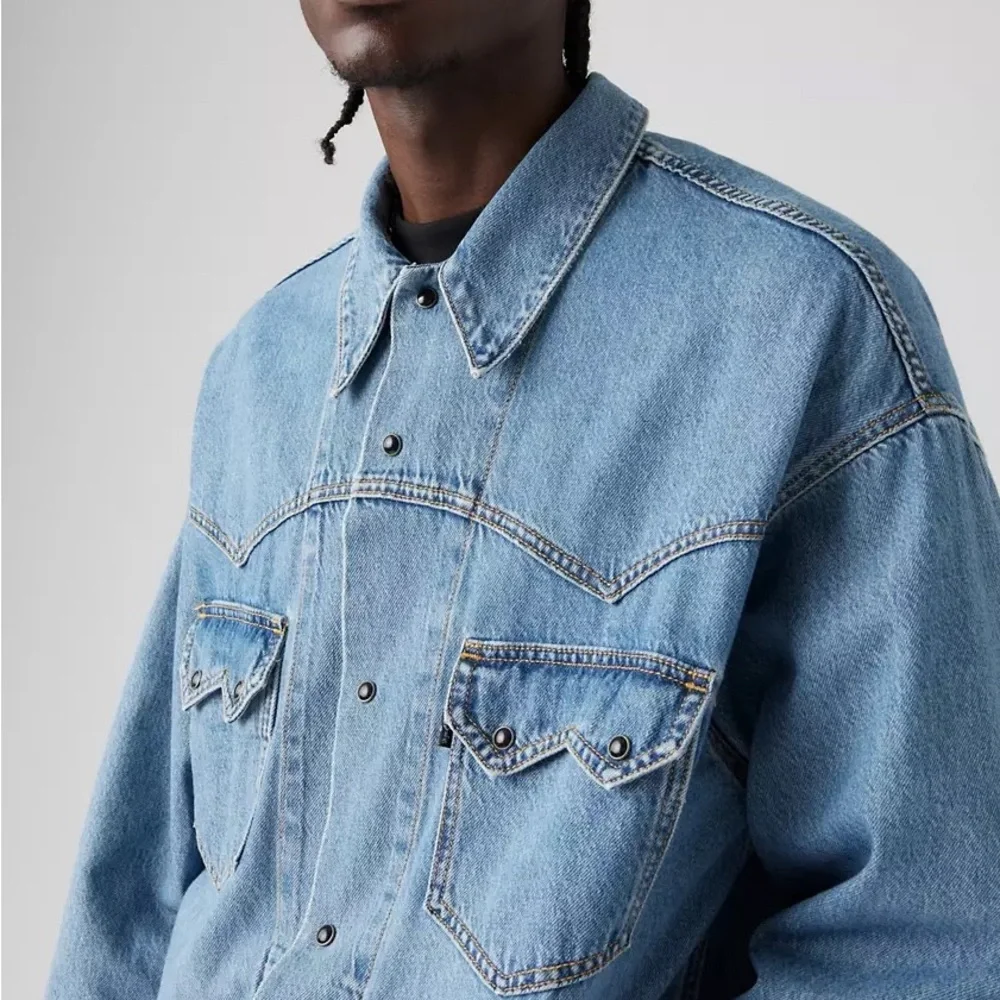 Levi's Light Blue Denim Jacket - Picture 4 of 6